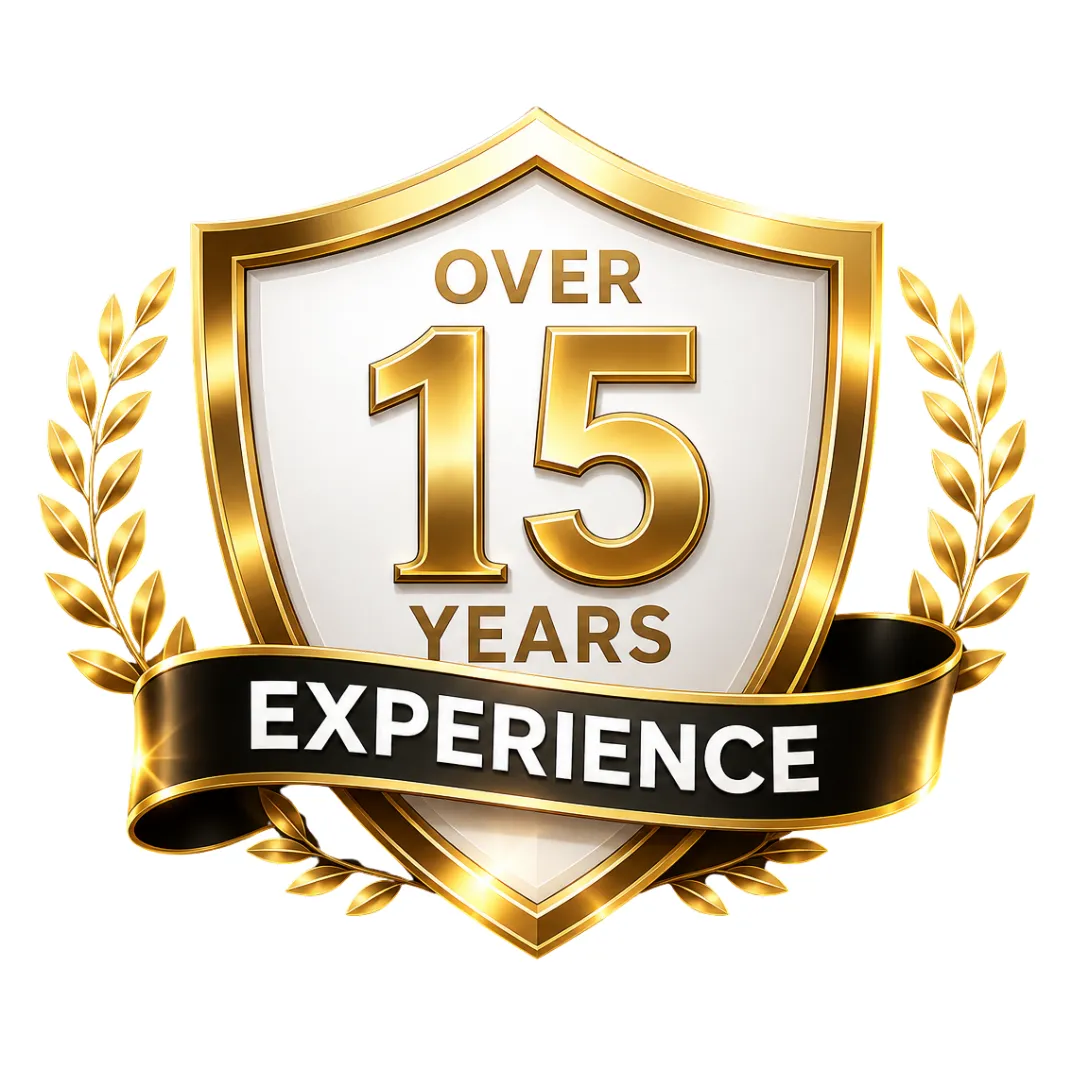 15+ Years Experience